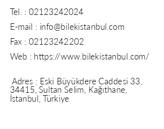 Bilek Hotel Istanbul iletiim bilgileri
